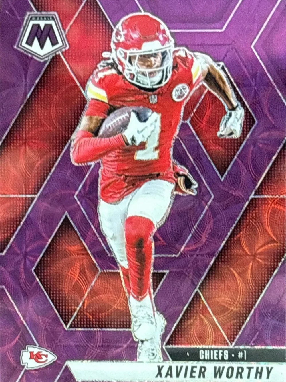 Panini Xavier Worthy Football Trading Card